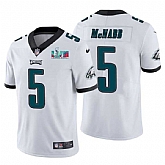 Men & Women & Youth Philadelphia Eagles #5 Donovan McNabb White Super Bowl LVII Patch Vapor Untouchable Limited Stitched Jersey,baseball caps,new era cap wholesale,wholesale hats